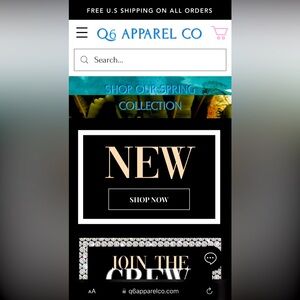 WE ARE LIVE! Check out the website at www.q6apparelco.com